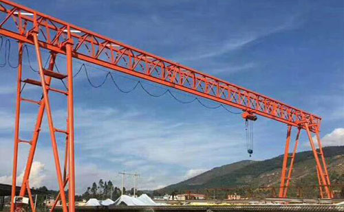 5 Ton Single Girder Gantry Crane Supply to Indonesia