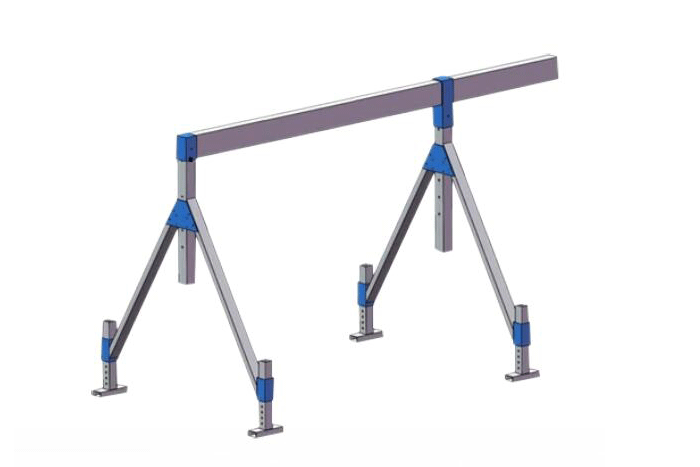Fixed Aluminum Portable Gantry Crane with Adjustable Span and Height 