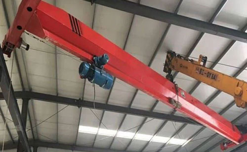 5 ton 9 meters single girder overhead crane for sale to Bangladesh