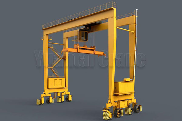 10-100 Ton Rubber Tyre Container Gantry Crane (RTG) for Construction Port in Bangladesh