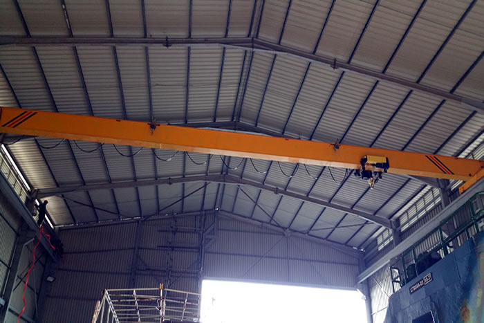Overhead Crane with European Hoist Served to Maldives