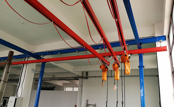 Freestanding Workstation Overhead Bridge Cranes