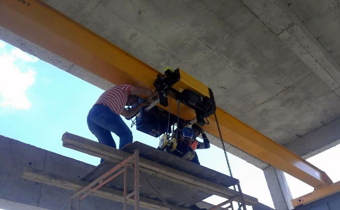 FEM Single Girder Overhead Crane for Saudi Arabia Customer