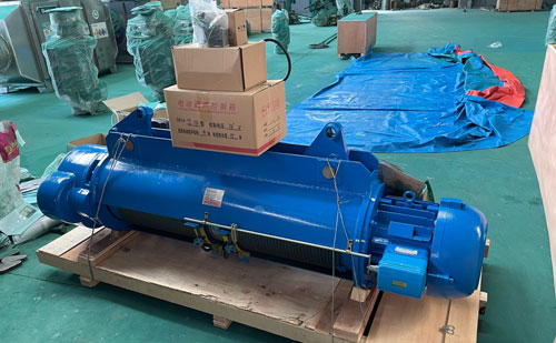 10 Ton 15M Electric Wire Rope Hoist for Sale to Thailand