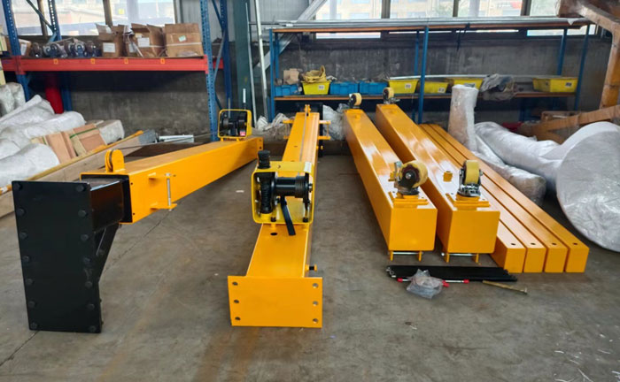 5 Ton 11 Meters Portable Gantry Crane with Manual Chain Hoist for Sale to Qatar