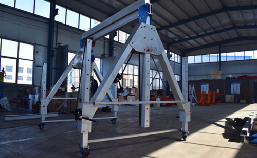 Dual height adjustment Aluminum alloy Portable gantry crane