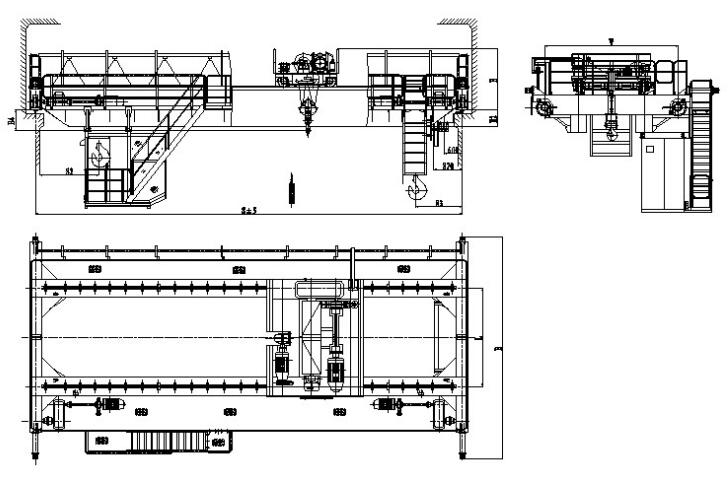 5 ton overhead crane design drawing