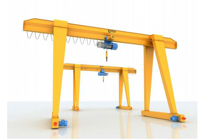 The Specifications and Configuration of 10 Ton Single Girder Gantry Crane to Uzbekistan