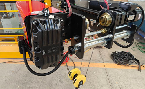 3 Ton 10M European Electric Wire Rope Hoist For Sale to Saudi Arabia