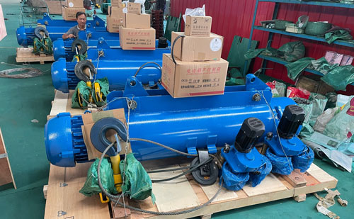 10 Ton 15M Electric Wire Rope Hoist for Sale to Thailand