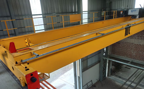 10 Ton 10.3m H-10m Double Girder Overhead Crane with Electric Wire Rope Hoist for Sale to Bangladesh