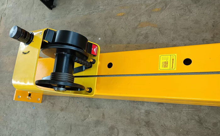 5 Ton 11 Meters Portable Gantry Crane with Manual Chain Hoist for Sale to Qatar